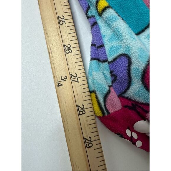 Joe Boxer Womens Large One Piece Footie Pajamas Ducks Blue Multicolor Zip Size M - Picture 10 of 15